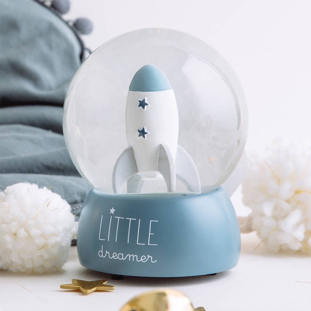 Little Dreamer Music Box Snow Globe